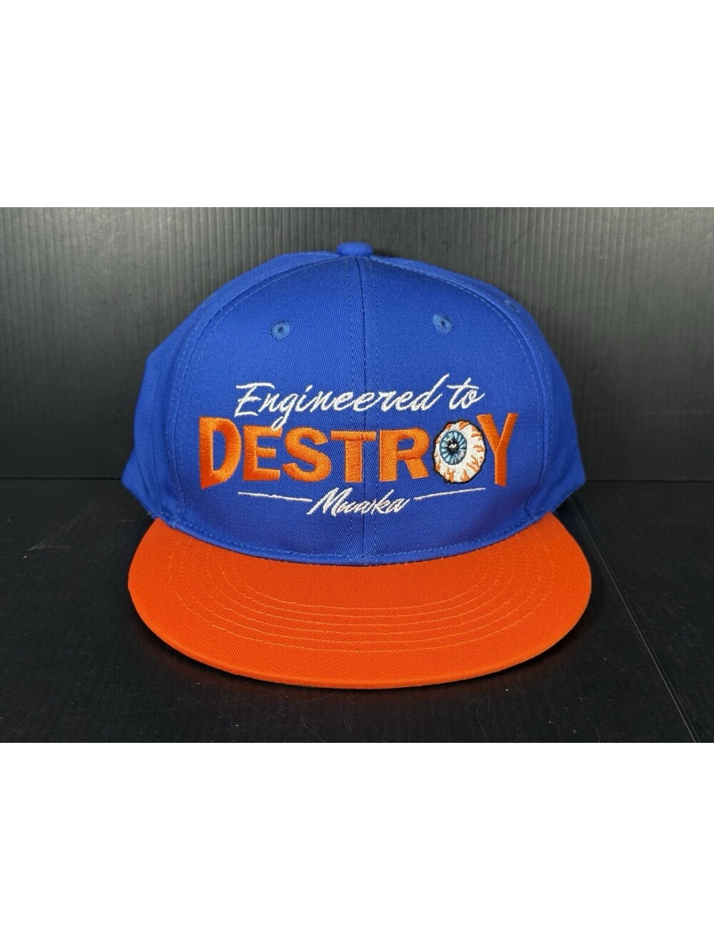 New W Tags Starter X MNWKA Mishka Blue  Snapback Hat Logo Engineered to Destroy